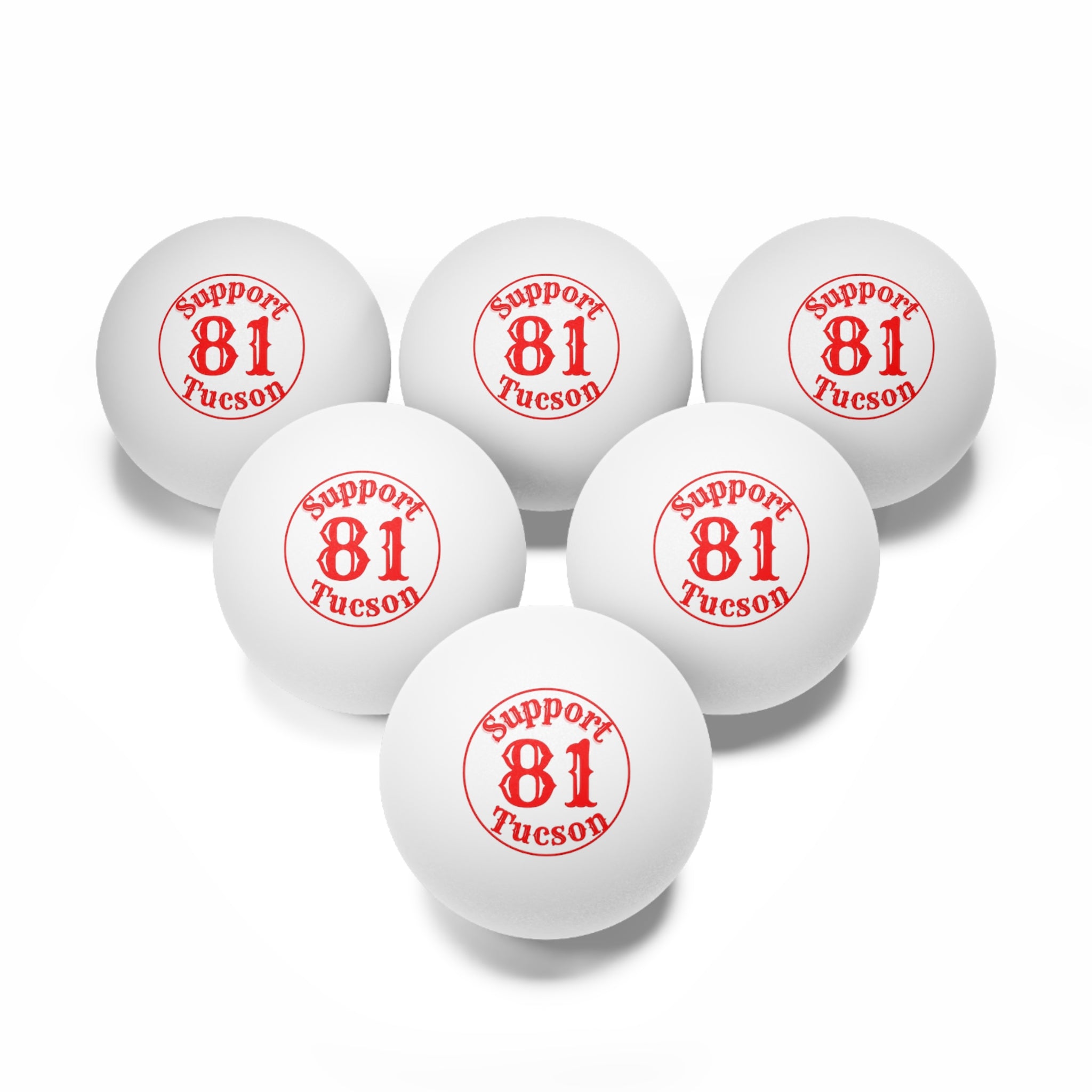Support Pong Balls, 6 pcs